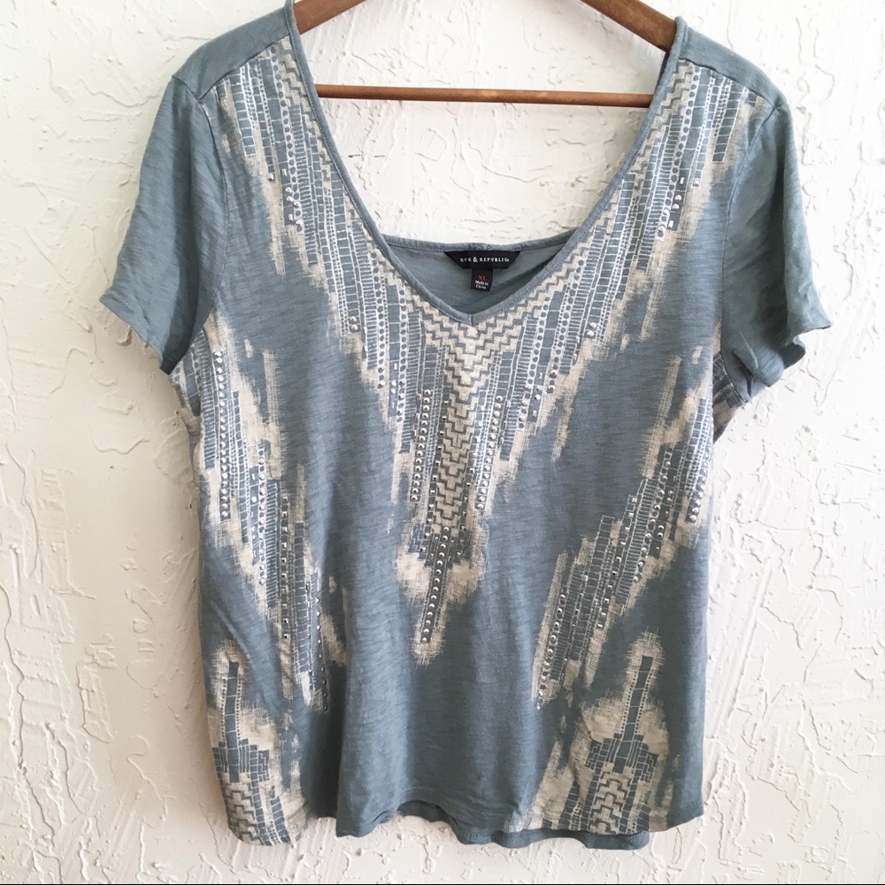Rock & Republic Embellished Shirt